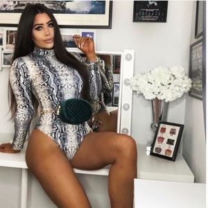 Snake Print Bodysuit